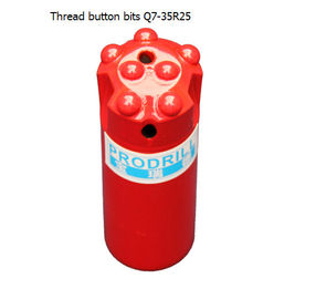 China Q7-35mm R25 Thread Button Bits from Prodrill supplier
