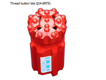 China Q14-89 T51 Thread Button Bits with good quality supplier